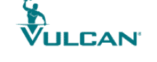 Vulcan logo with a warrior graphic